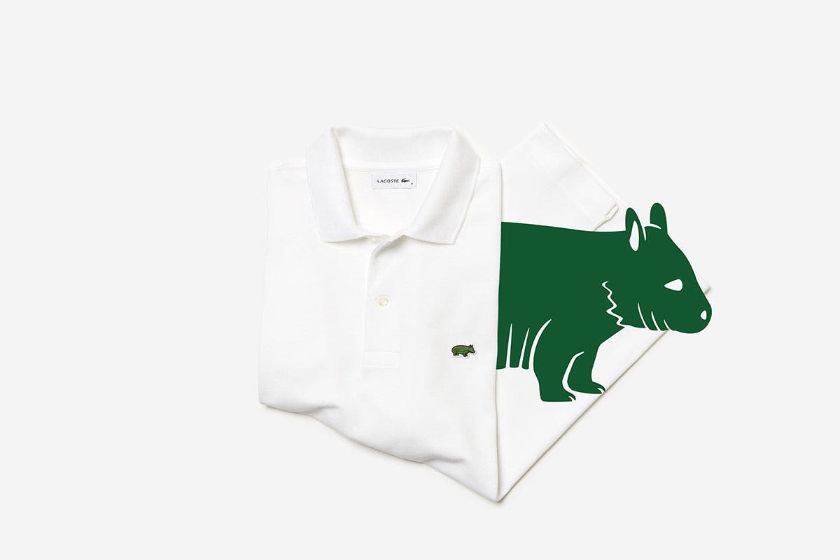 lacoste polo shirts endangered animals